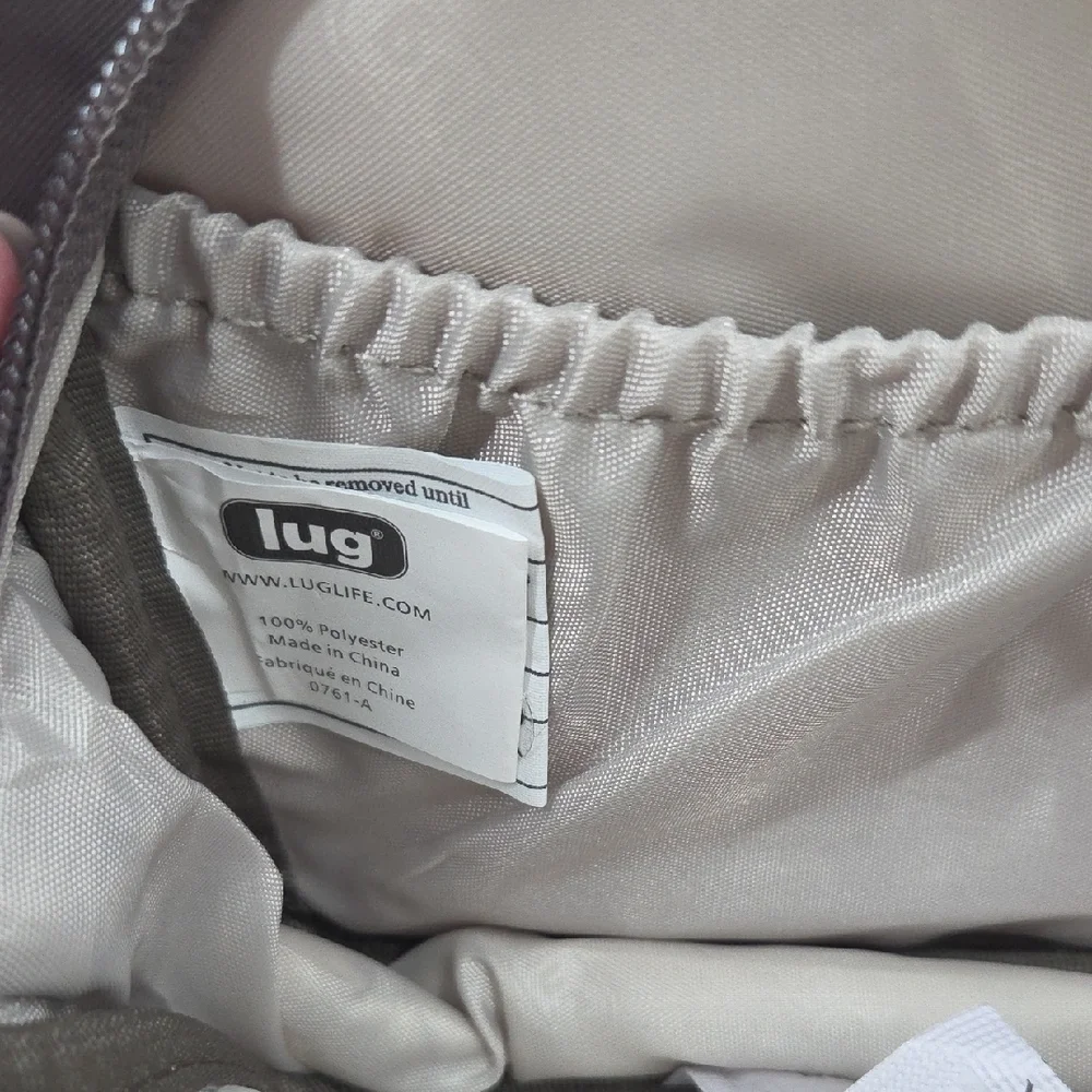 Lug Carousel Quilted Messenger Bag in Walnut NWT